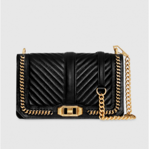 60% Off Chevron Quilted Love Crossbody With Chain Inset @ Rebecca Minkoff