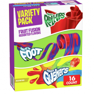 Fruit Roll-Ups 繽紛水果零食卷 3種口味 16個 @ Amazon
