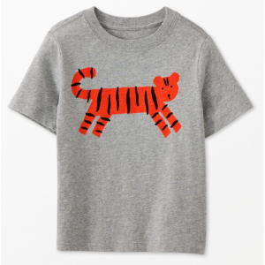 老虎动物图短袖T恤