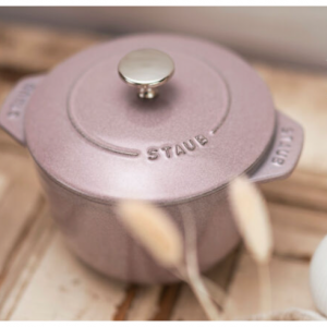 STAUB LA COCOTTE 1.75 升铸铁圆形砂锅，樱花