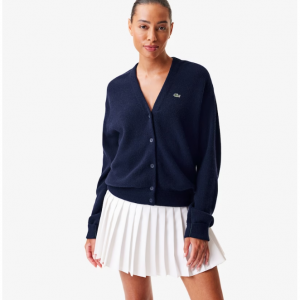 50% Off Women's Cashmere Cardigan @ Lacoste