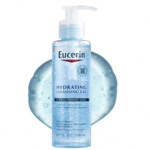 Eucerin Hydrating Cleansing Gel with Hyaluronic Acid, 6.8 Fl Oz @ Amazon