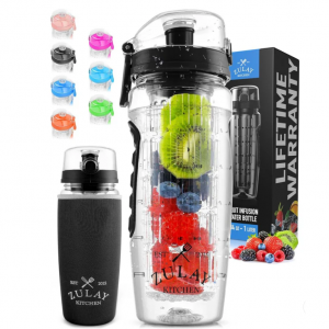 带水果浸泡器的便携式水瓶