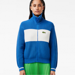 Lacoste 女士拼色开衫