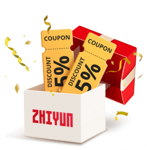 Subscribe to Redeem 5% off Coupon Code @Zhiyun 
