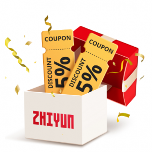 Zhiyun - 注册并订阅邮件，享9.5折，智云，帮你更好地记录生活影像