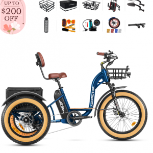 Addmotor -  Grandtan II 2024 750W 后电机前悬架电动三轮车，直降$200