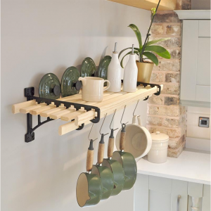 8 Lath Kitchen Shelf Rack from £72.00 @ Cast In Style