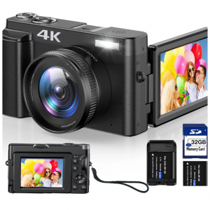 $138 off ACTITOP Vlogging Camera 4K Digital Camera for Youtube Autofocus @Walmart