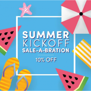 Giftcards.com Summer Kickoff Sale-a-bration: 10% off gift cards to over 100 top brands