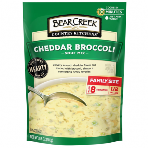 Bear Creek Soup Mix, Cheddar Broccoli, 10.6 Ounce @ Amazon