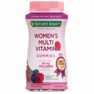Nature's Bounty Women's Multivitamin Gummies, Raspberry Flavor, 80 Gummies @ Amazon