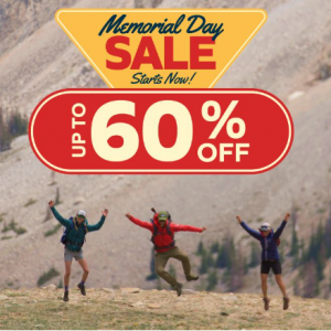 Memorial Day Sale - Up to 60% Off Gear & Apparel @ Steep and Cheap