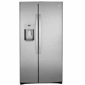 GE 25.1 cu. ft. Side by Side Refrigerator in Fingerprint Resistant Stainless Steel @ Home Depot