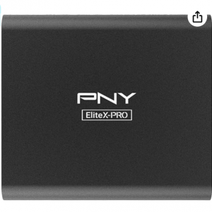 Amazon - PNY EliteX-PRO 2TB USB 3.2 Gen 2x2 Type-C移动硬盘，5.4折