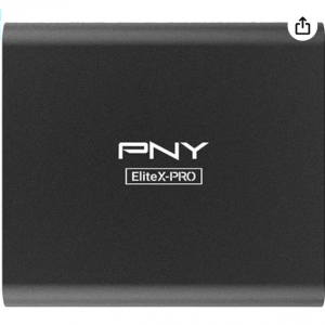 46% off PNY EliteX-PRO 2TB USB 3.2 Gen 2x2 Type-C Portable Solid State Drive (SSD) @Amazon