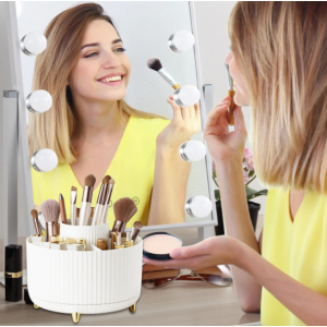 CenYouful Makeup Brush Holder Organizer,5 Slot 360° Rotating Make up Brushes Cup @ Amazon