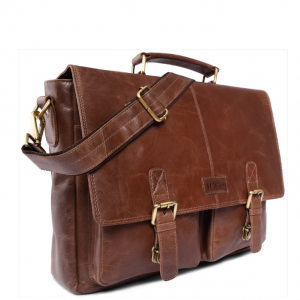 30% Off Leabags Rimini Schultertasche Aus Echtem Büffel-leder Im Vintage Look @ Leabags