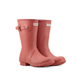 39% Off Women's Original Tri-Colour Logo Backstrap Short Rain Boots @ Hunter Boots