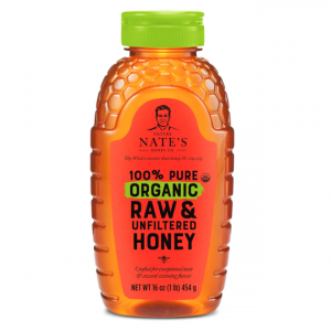 Nate's Organic 100% Pure, Raw & Unfiltered Honey - 16oz. Squeeze Bottle @ Amazon