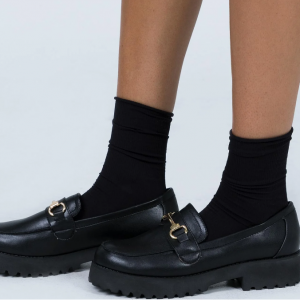 58% Off Saxton Loafers Black @ Princess Polly UK