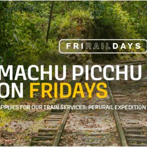 Discover Machu Picchu with a 20% discount @PeruRail