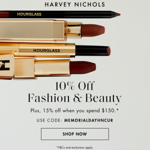 Memorial Day Fashion & Beauty Sale @ Harvey Nichols