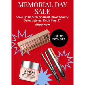 Memorial Day Beauty Sale (Dyson, Fresh, Kiehl's, Clinique, Shiseido, Urban Decay & More) @ Kohl's