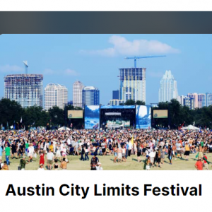 Austin City Limits Festival Tickets from $329 @StubHub