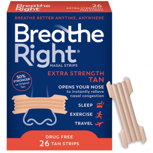 Breathe Right Nasal Strips Extra Strength Tan Nasal Strips 26ct @ Amazon