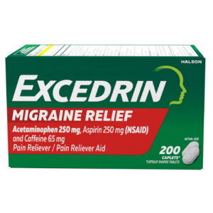 Excedrin Migraine Relief Caplets to Alleviate Migraine Symptoms - 200 Count @ Amazon