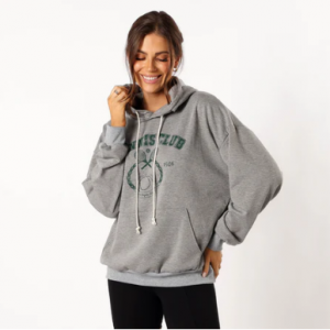 20% Off Hailey Tennis Sweatshirt - Gray @ Petal & Pup USA