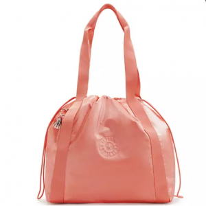 Kipling Elmar Metallic Drawstring Tote Bag