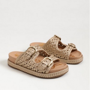 Sam Edelman Reid Buckle Slide Footbed Sandal