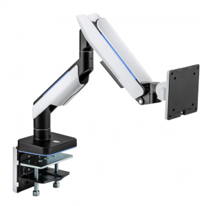 HINOMI CyberFlex Gaming Monitor Arm with RGB Lighting