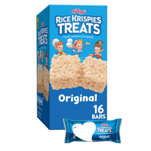 Rice Krispies 脆皮棉花糖零食棒 16條 @ Amazon