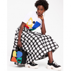 Kate Spade Art Dots Jacquard Skirt