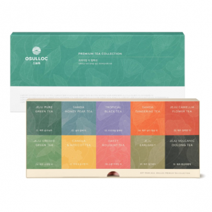 OSULLOC Premium Tea Collection Gift Set, Tea Bag Series 40 count, 10 flavors x 4 EA @ Amazon