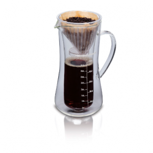 手衝式咖啡機，17盎司玻璃水瓶