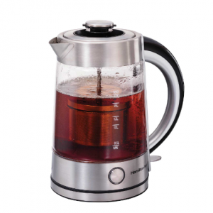 1.7升電玻璃水壺帶泡茶器