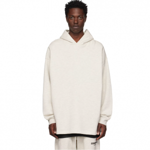 SSENSE官網 FEAR OF GOD ESSENTIALS Off-White 男士淺色連帽衛衣4.4折熱賣 