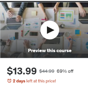 69% off CFA Chartered Financial Analyst @Udemy