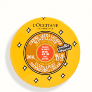 乳木果拿铁带闪身体乳