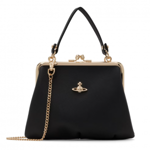 41% Off VIVIENNE WESTWOOD Black Granny Frame Bag @ SSENSE