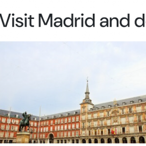 Fly to Madrid from €16 @Iberia Express
