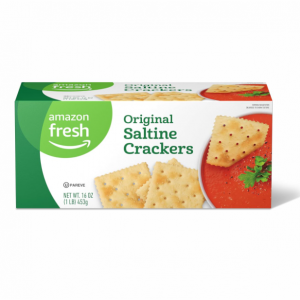 Amazon Fresh, Original Saltine Crackers, 16 Oz @ Amazon