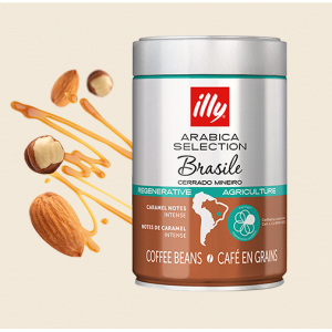 illy 阿拉比卡精选巴西塞拉多米内罗全豆咖啡