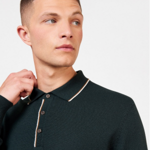 30% Off Tipped Merino Knit Sweater Polo @ Ben Sherman 