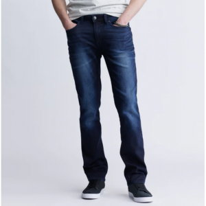 Buffalo David Bitton Straight Six Men's Five-Pocket Fleece 直筒牛仔裤