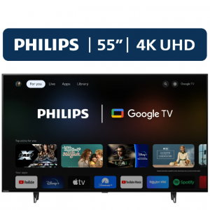 Walmart - Philips 55" 4K Ultra HD (2160p) 智能電視，Google係統 (55PUL7552/F7) ，直降$32 